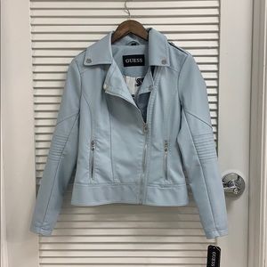 Guess Faux Leather Moto Jacket